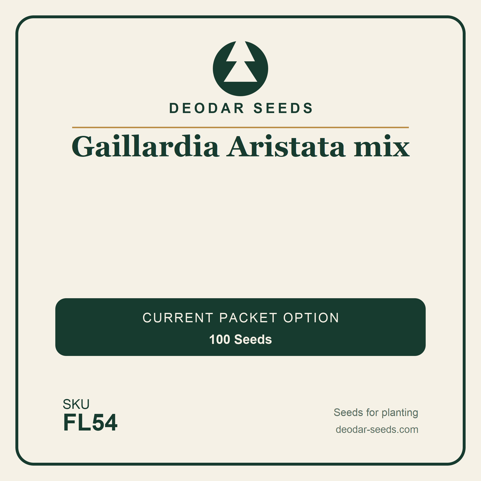 Gaillardia Aristata mix Seeds
