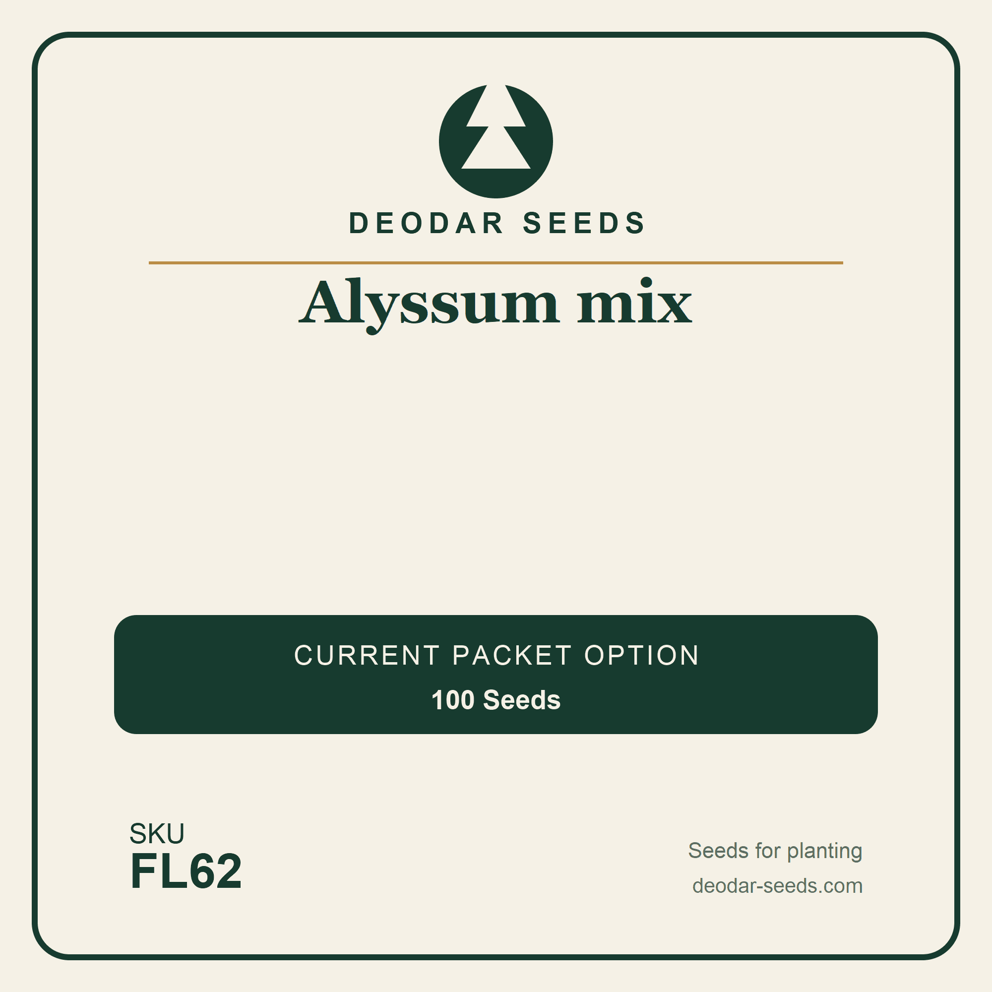 Alyssum mix Seeds