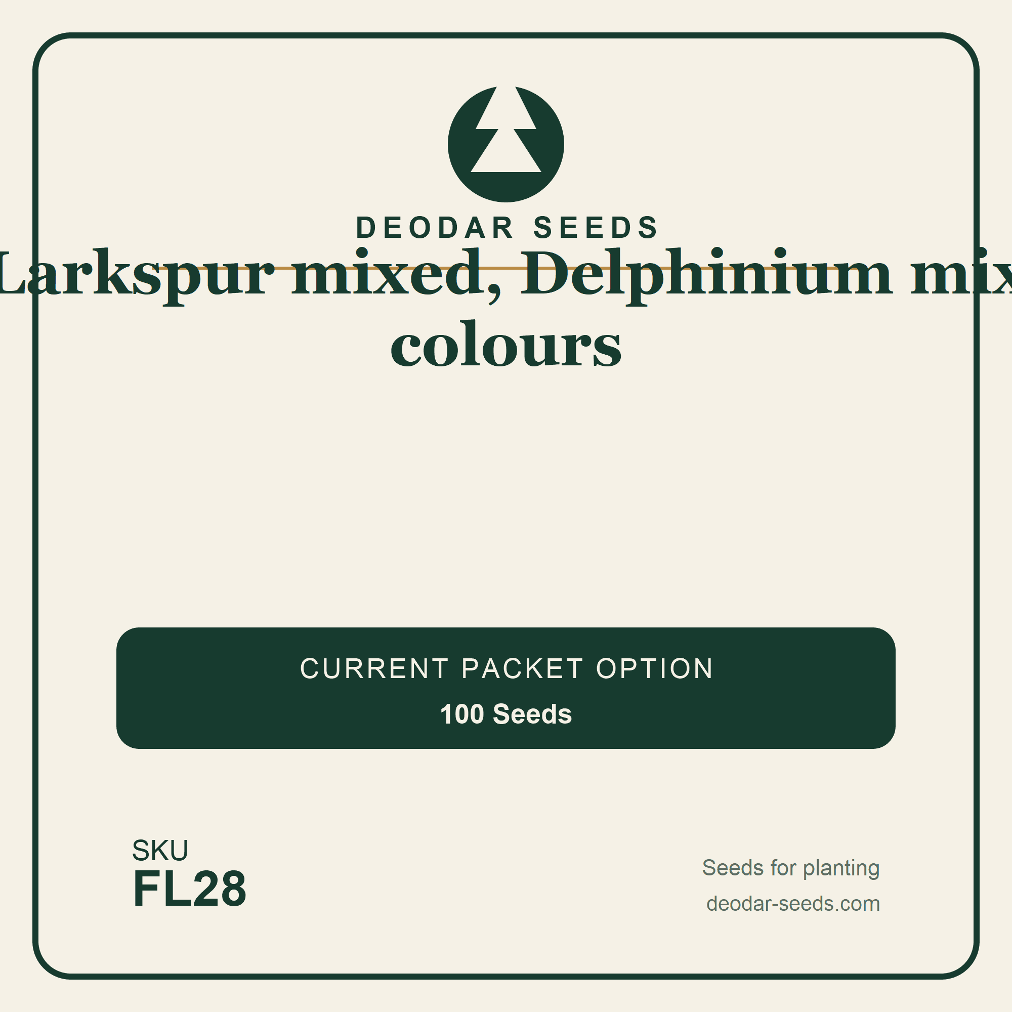 Larkspur mixed, Delphinium mix colours Seeds