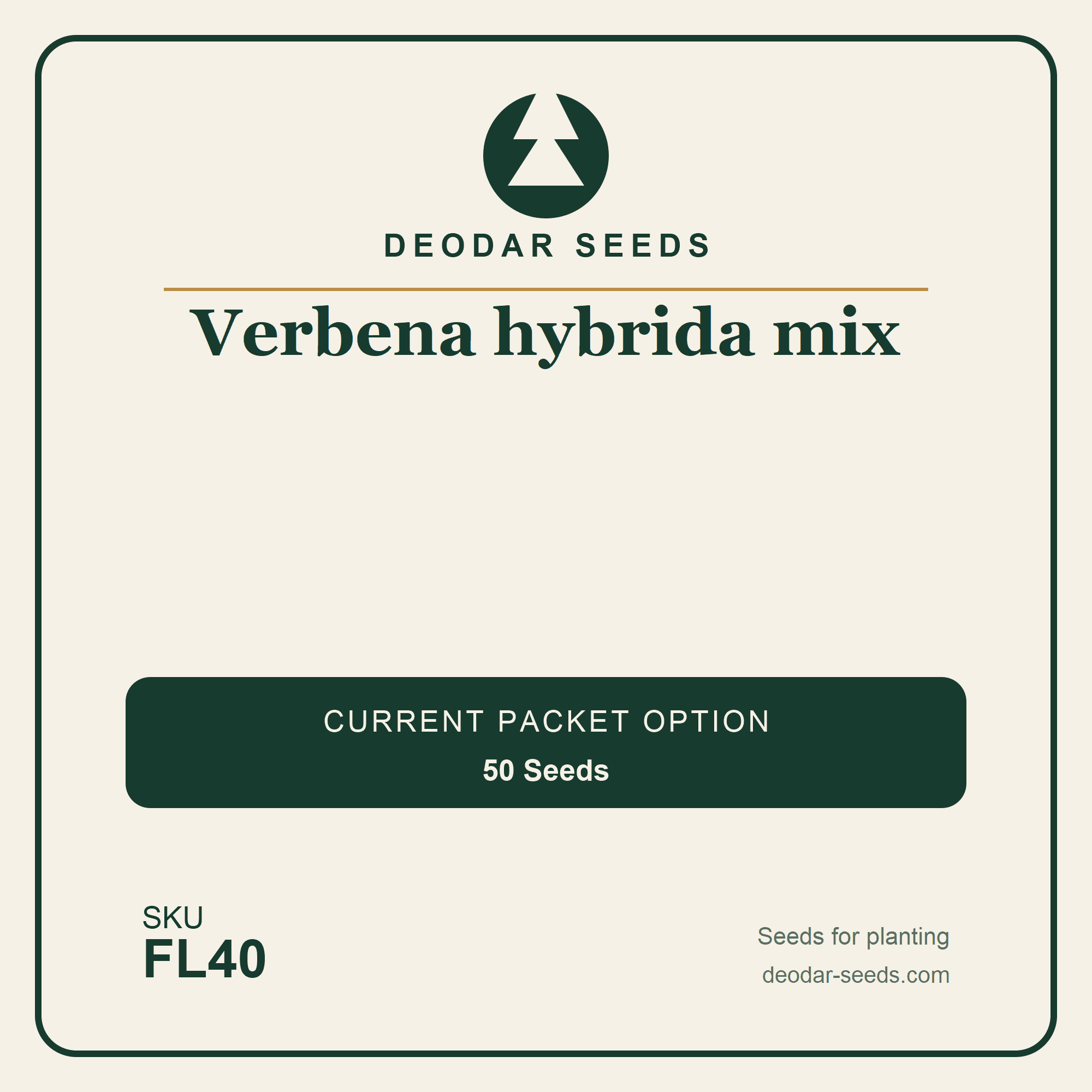 Verbena hybrida mix Seeds