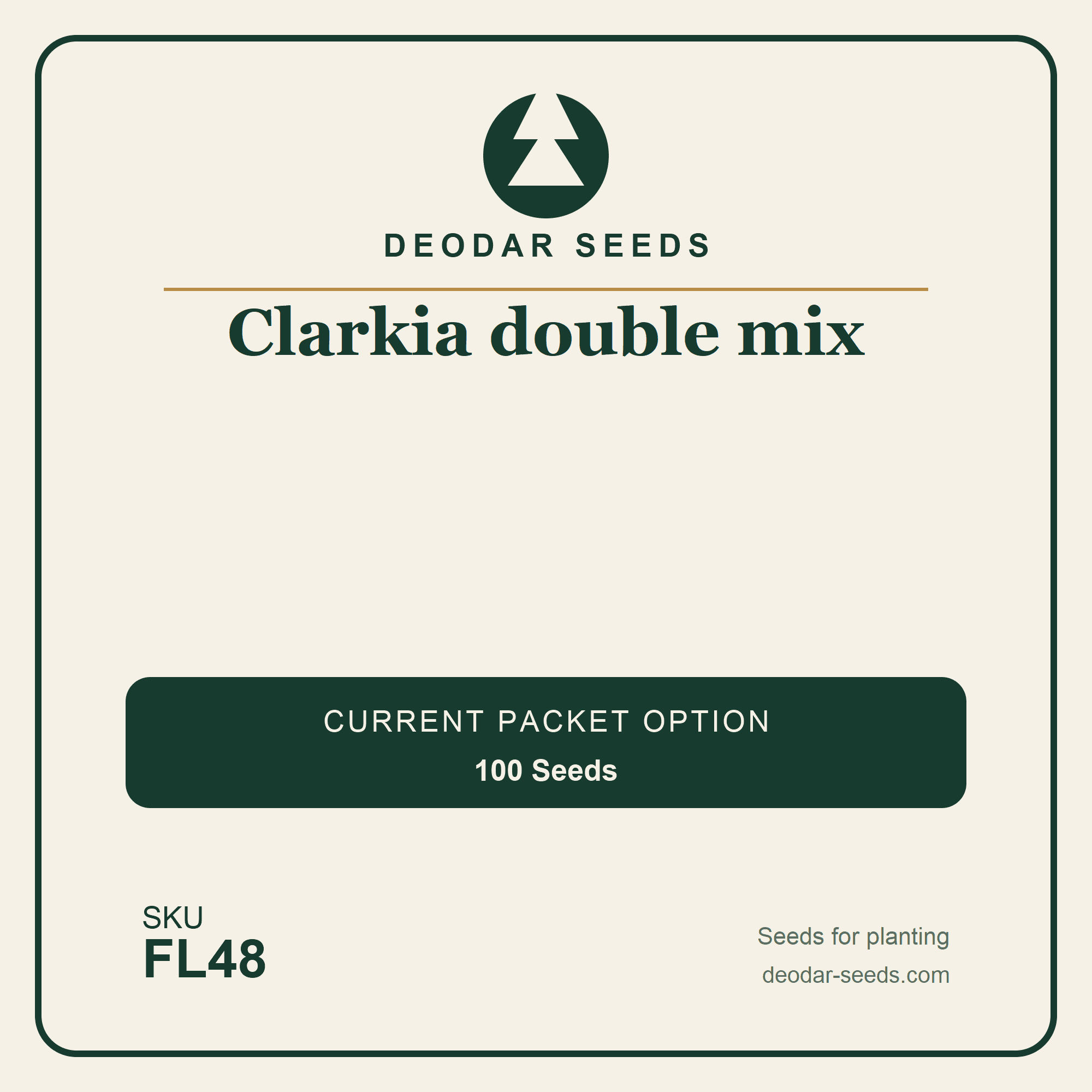 Clarkia double mix Seeds