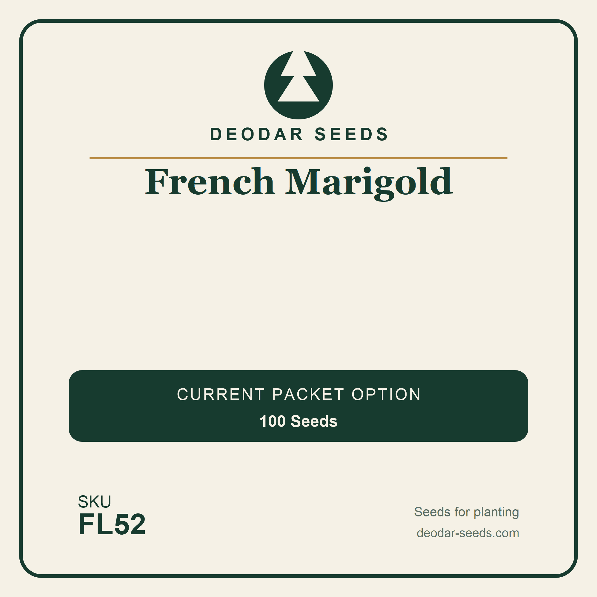 French Marigold Seeds