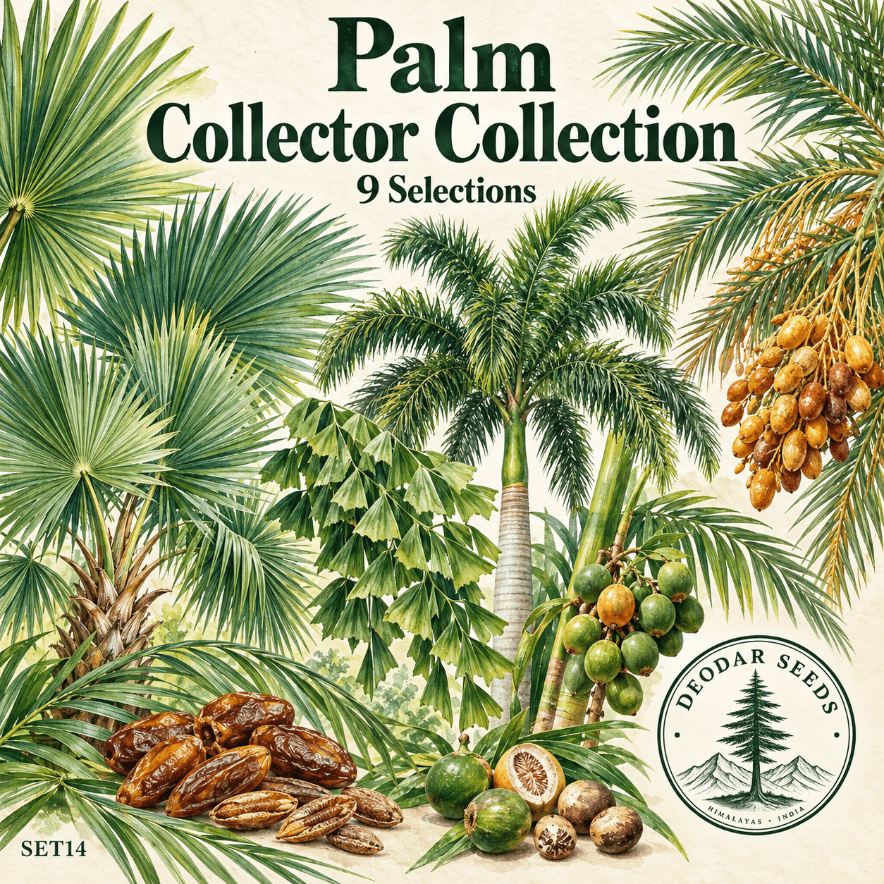 Palm Collector Collection — 9 Seed Selections