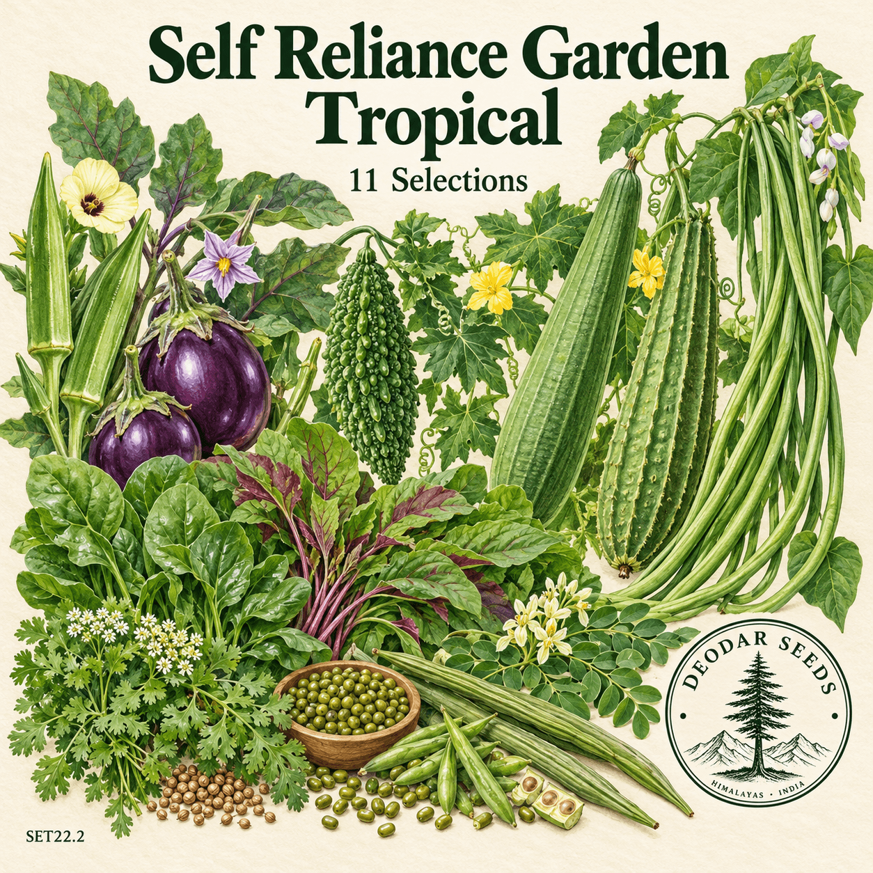 Self Reliance Garden Tropical — 11 Seed Selections