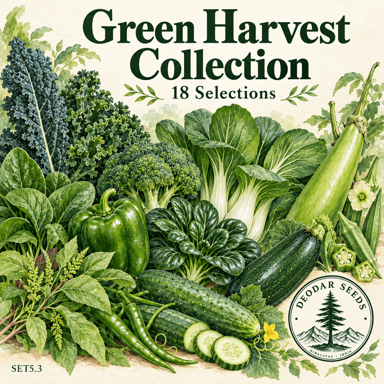 Green Harvest Collection — 18 Seed Selections