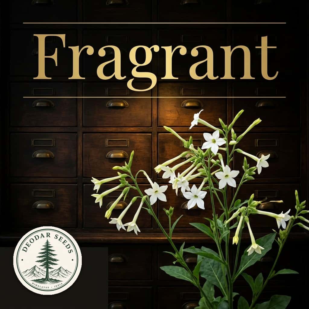 Tobacco Fragrant (Jasmine tobacco) Seeds — AI-generated kit illustration