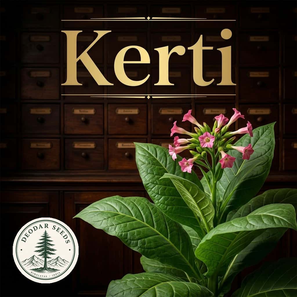 Tobacco Kerti Seeds — AI-generated kit illustration