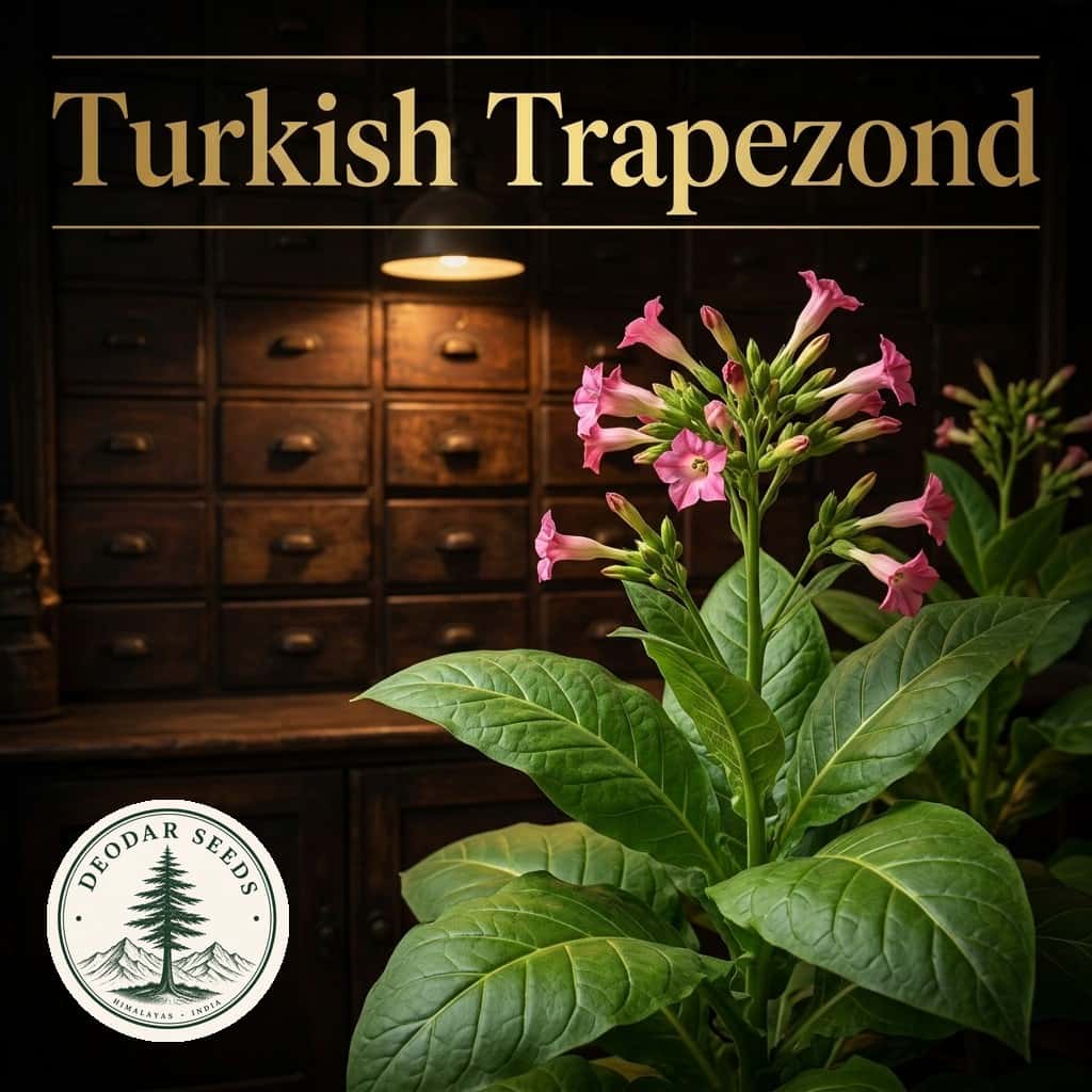 Tobacco Turkish Trapezond Seeds — AI-generated kit illustration