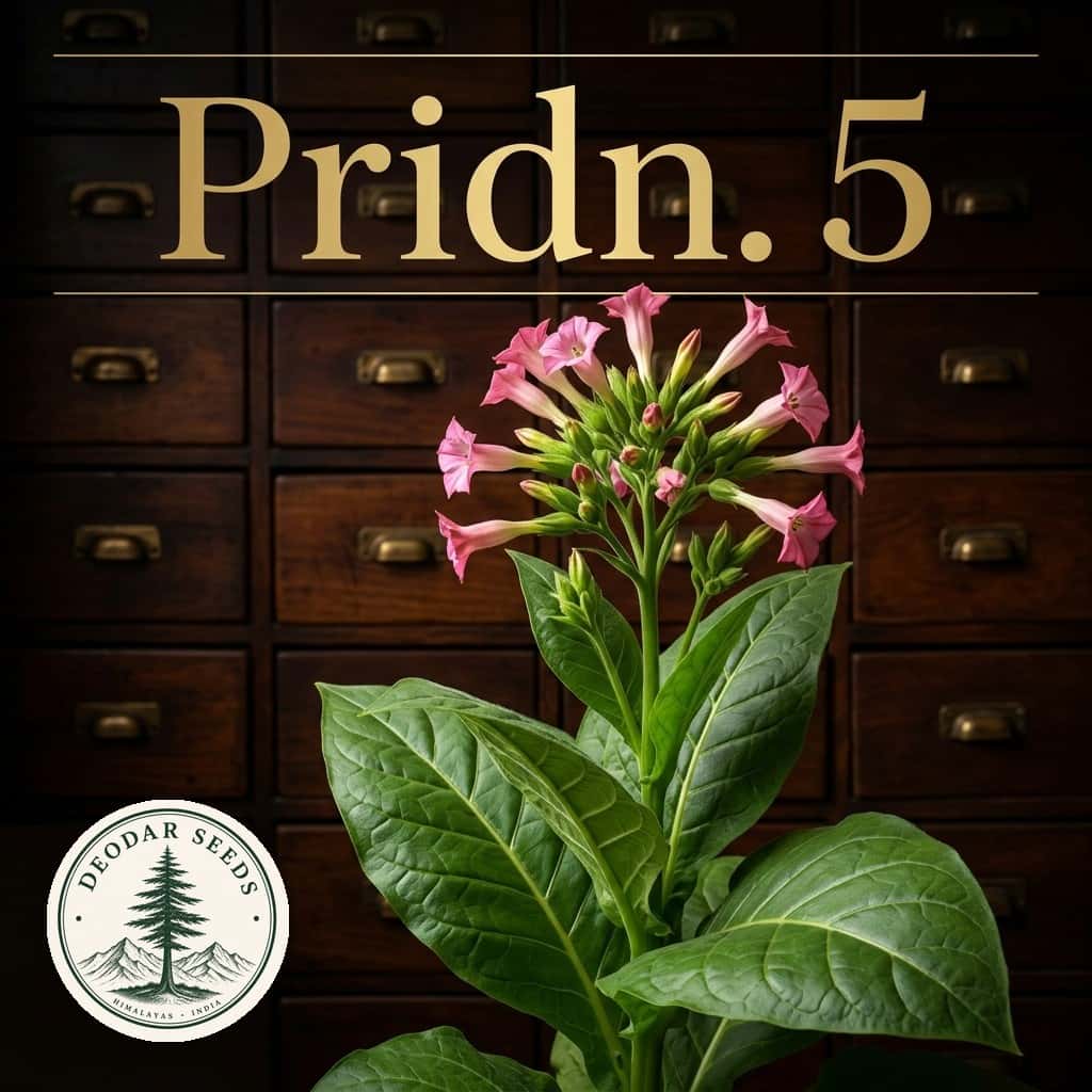 Tobacco Pridnestrovskiy 5 Seeds — AI-generated kit illustration