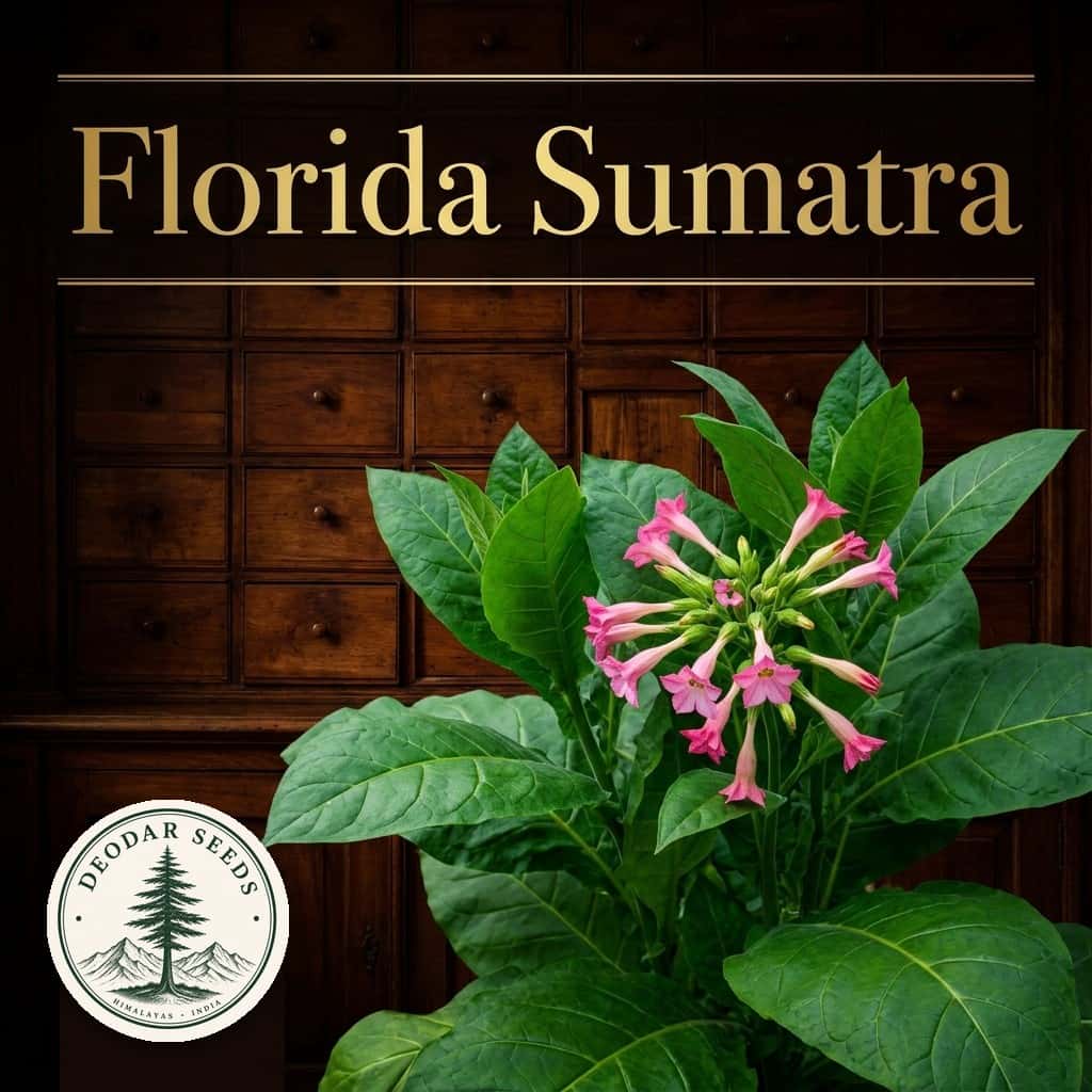 Tobacco Florida Sumatra Seeds — AI-generated kit illustration
