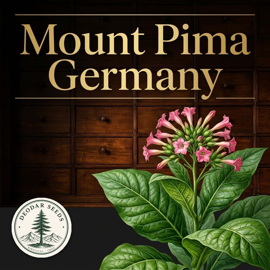 Tobacco Mount Pima Germany Seeds — AI-generated kit illustration