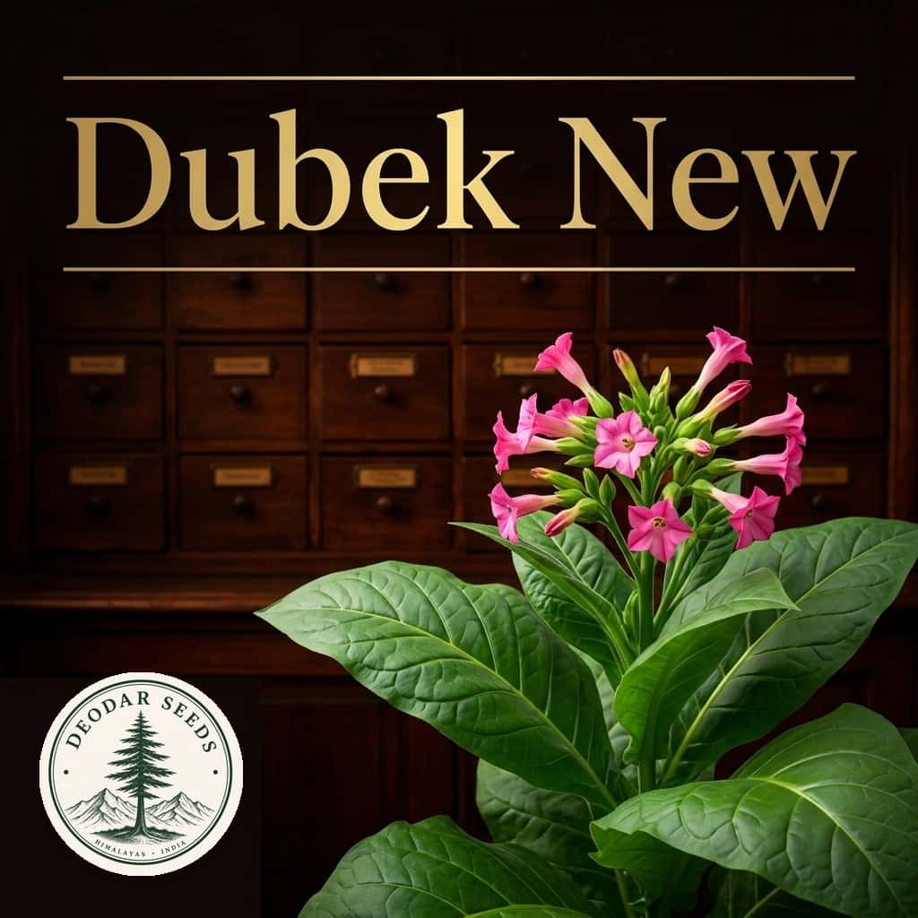 Tobacco Dubek New Seeds — AI-generated kit illustration